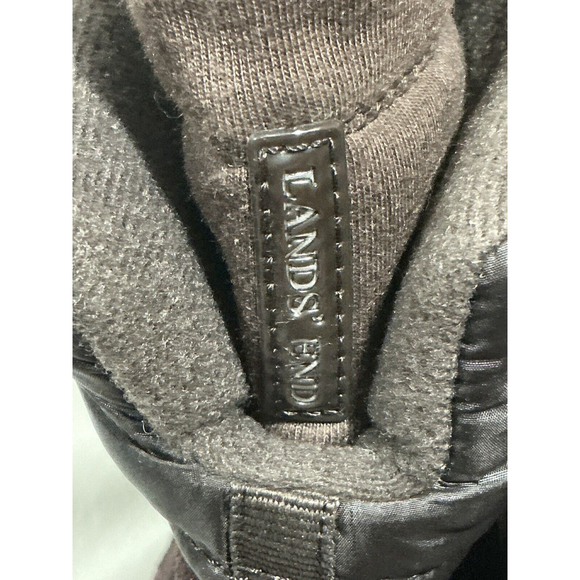 Woman’s Lands End Brown 6.5 B Suede Insulated With Lining Snow Boots - Picture 7 of 9